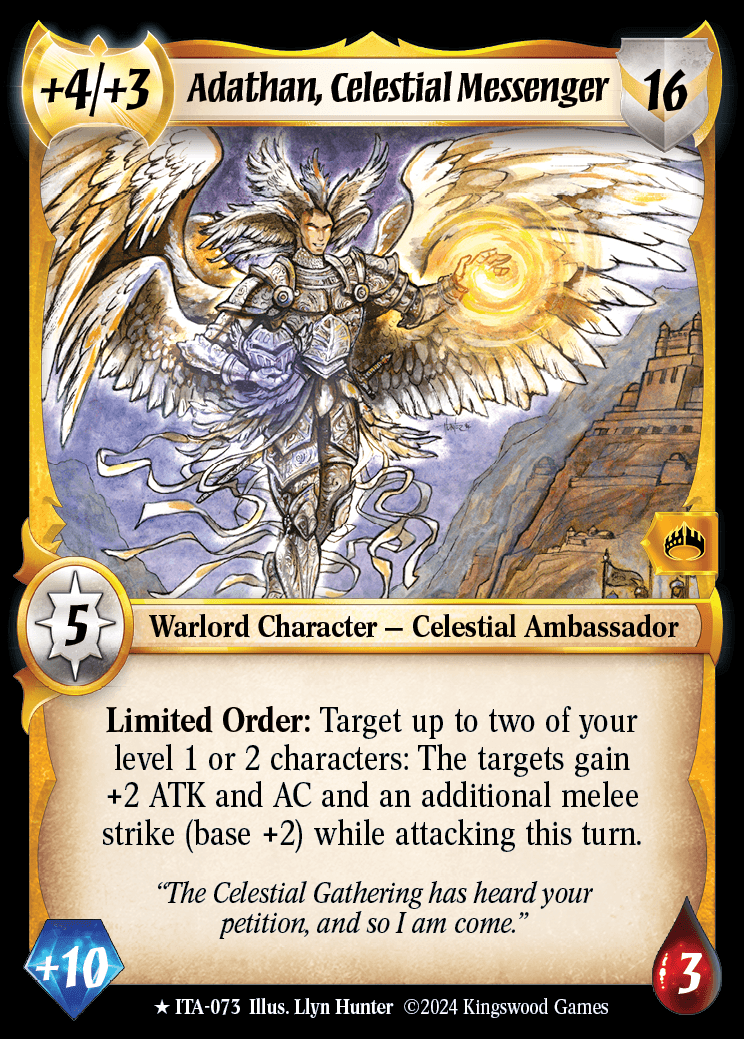 Adathan, Celestial Messenger