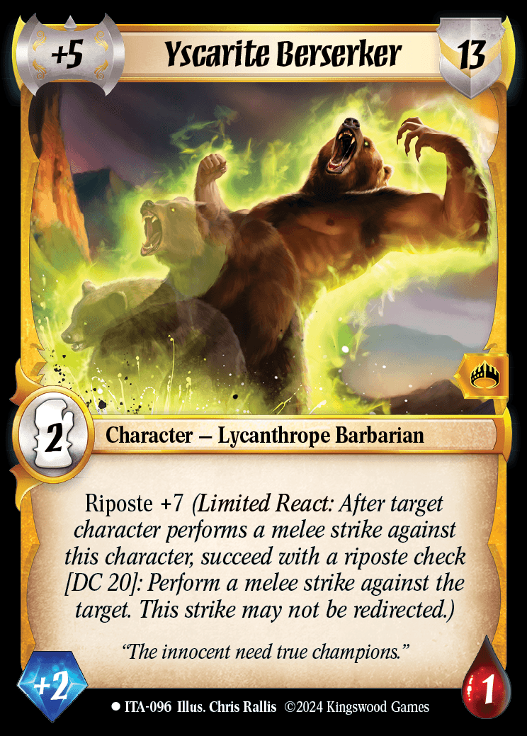 Yscarite Berserker