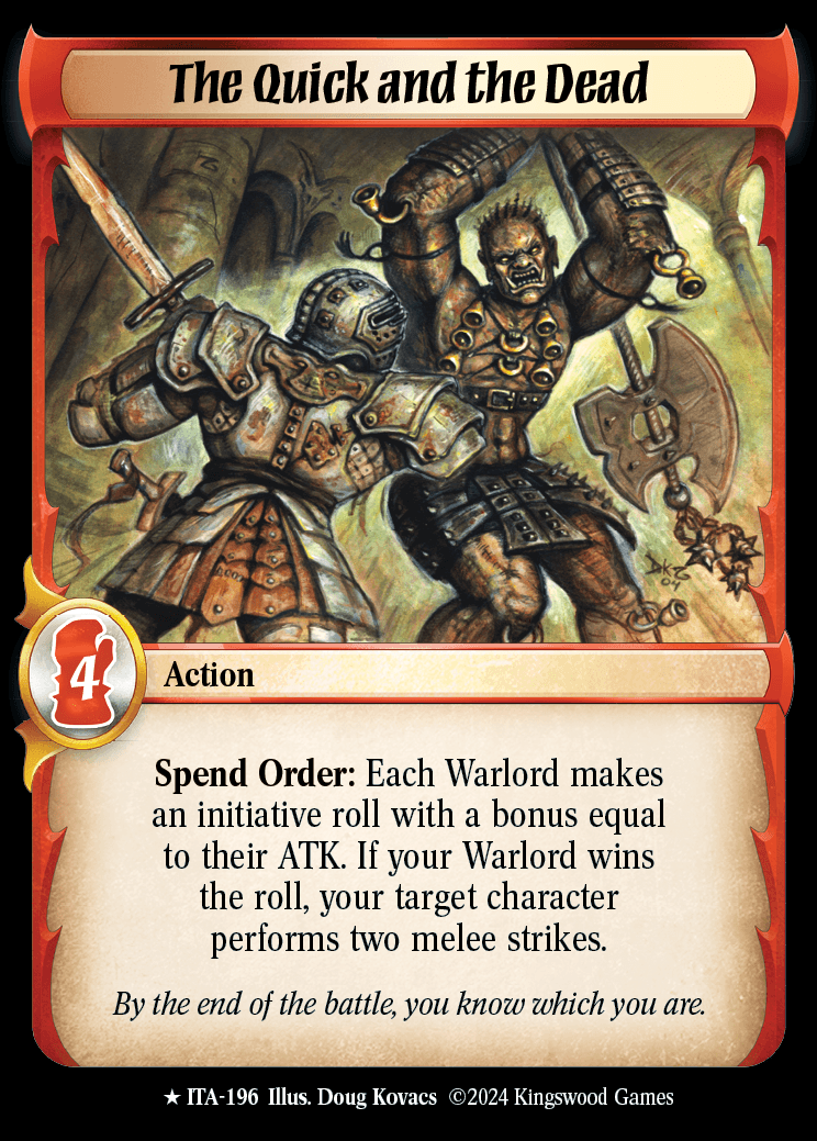 The Quick and the Dead