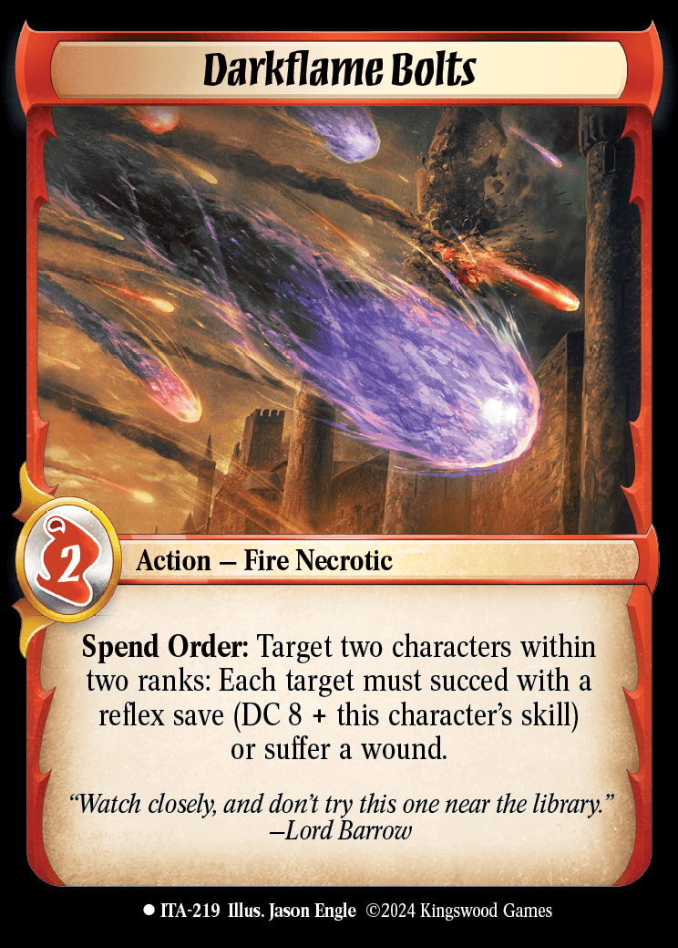 Darkflame Bolts