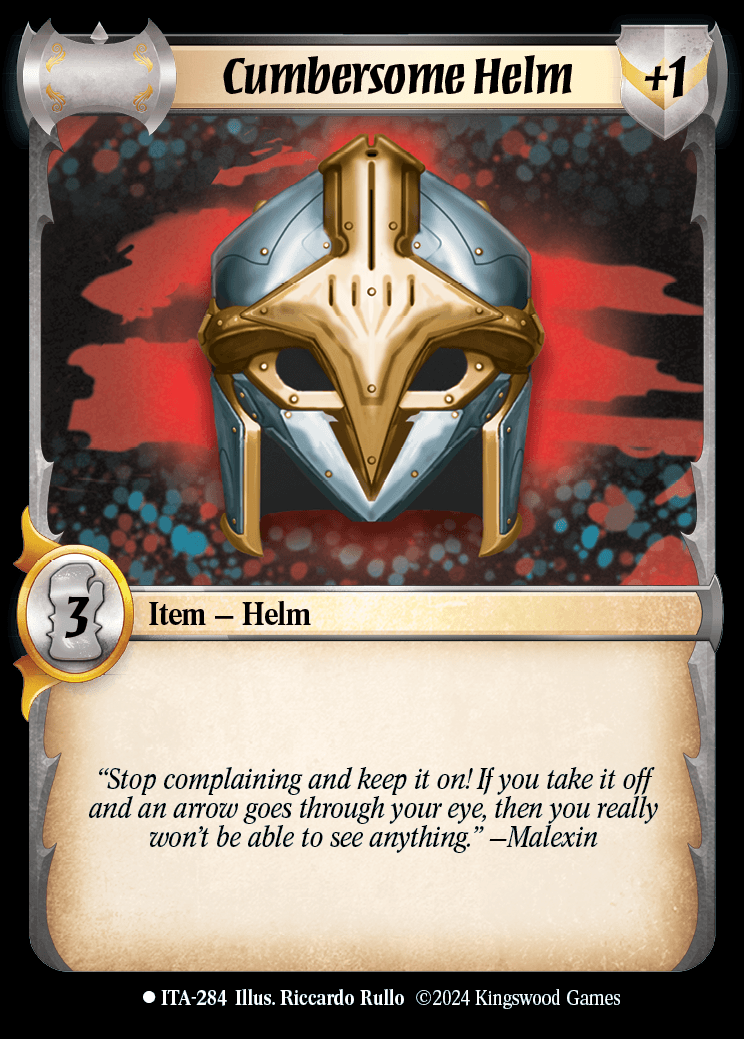 Cumbersome Helm