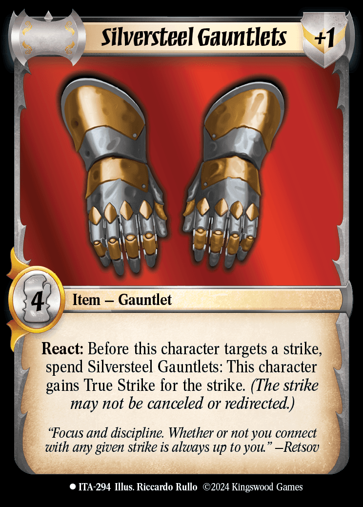 Silversteel Gauntlets