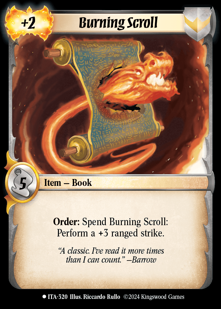 Burning Scroll